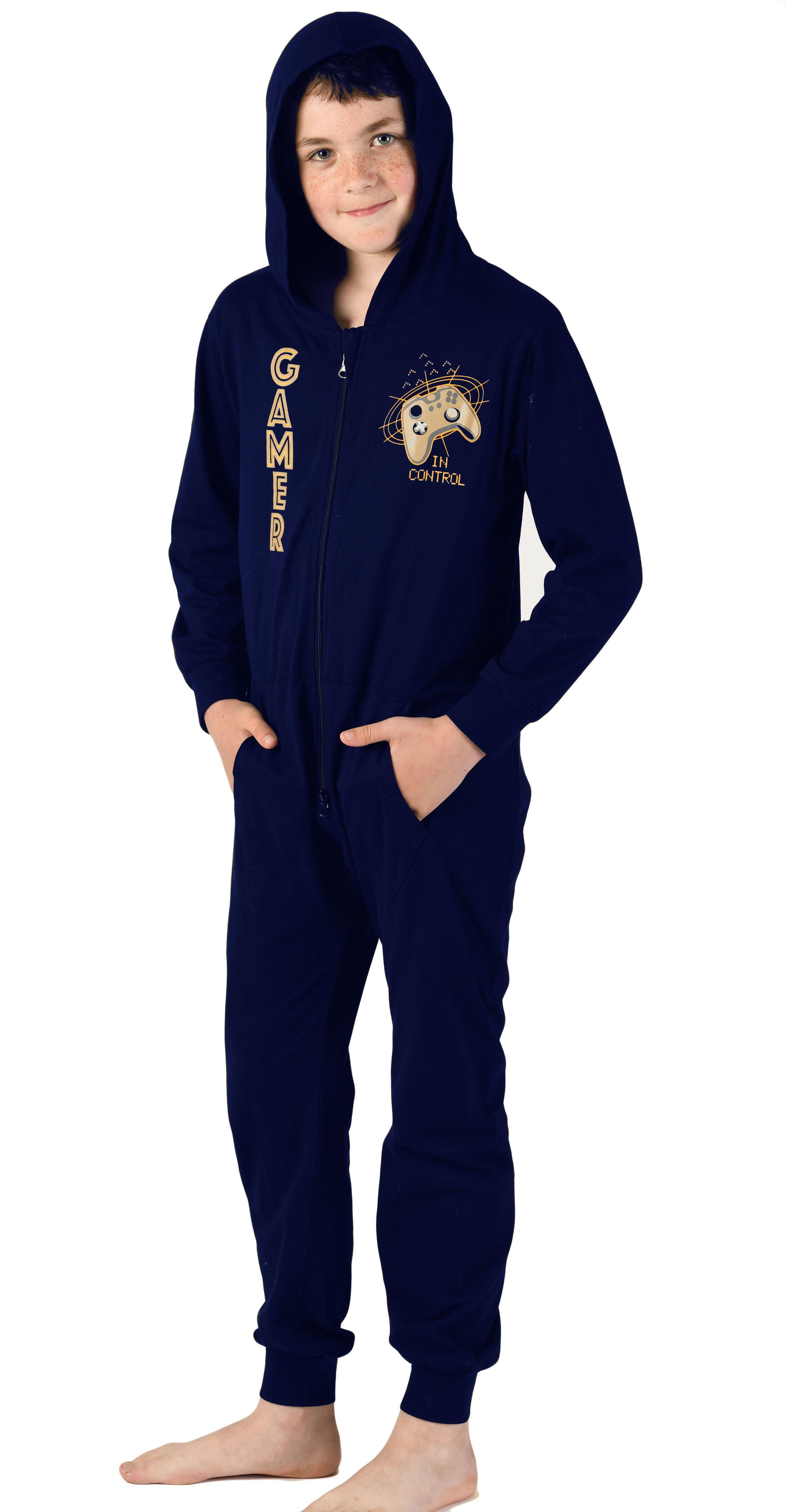 Nightwear Cotton Gaming Onesie Lightweight Indoor Loungewear